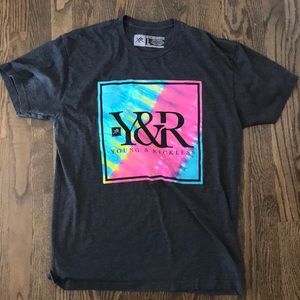 Young and reckless gray t shirt